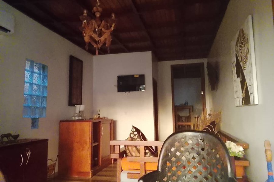 Le séjour d'un bungalow